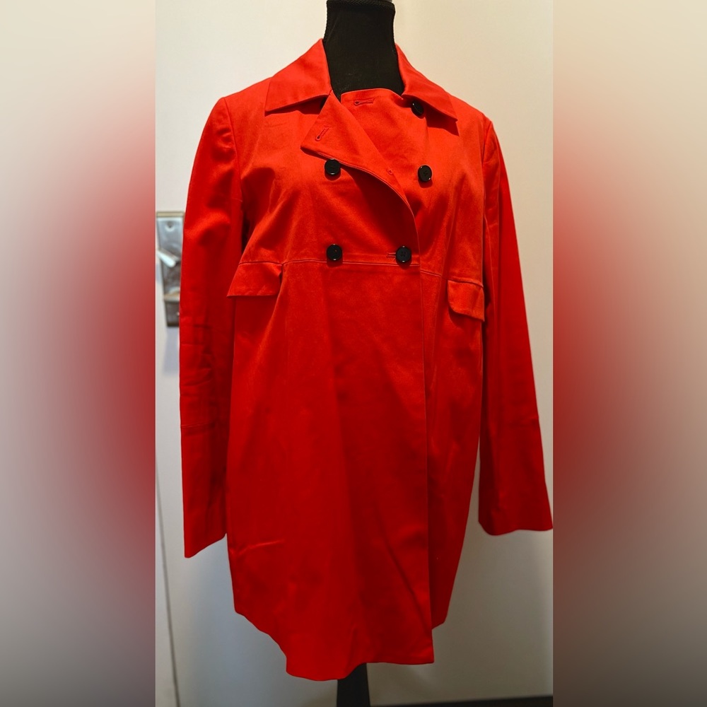 Long Sleeve Double Breasted Button Spring Outerwear Pea Coat